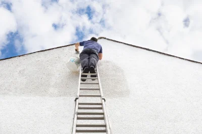 Peinture extérieure à Oudon — façades et ravalement